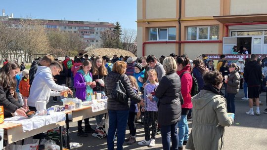Târg de Paște la Școala Gimnazială nr. 2 "Diaconu Coresi" din Brașov