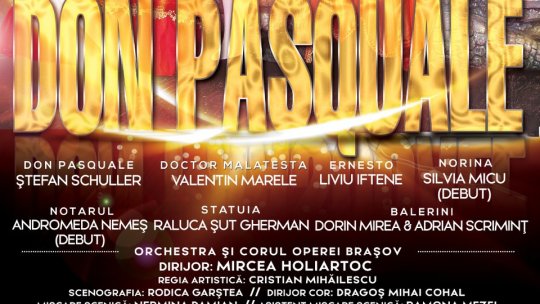 Don Pasquale, sâmbătă, la Opera Brașov