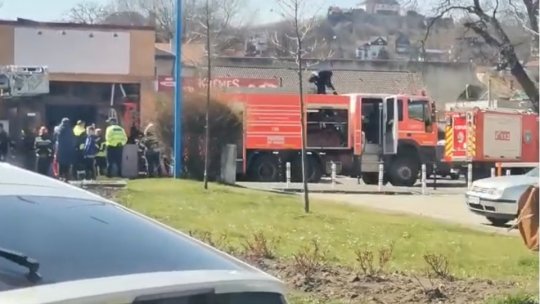 Incendiu la acoperișul unui restaurant din municipiu