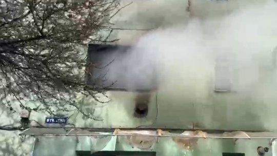 Incendiu la un apartament, pe strada Lânii