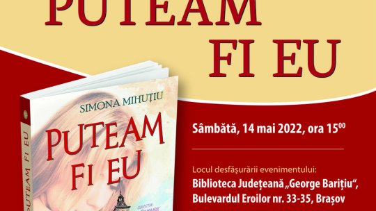 "Puteam fi eu": Simona Mihuțiu lansează, la Biblioteca Județeană, un nou roman. Pe muzică folk, alături de Magda Puskas și Rareș Suciu