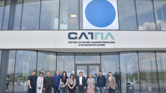 Oficiali ucraineni, în vizită la centrul pentru refugiați de la CATTIA. Au fost impresionați de mobilizarea și organizarea Brașovului