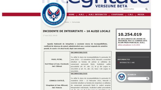 Un fost consilier local și un actual membru al Consiliului Local din Hălchiu, în vizorul ANI