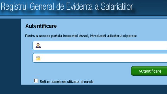 Salariaţii sau foştii salariaţi vor putea avea acces online la datele proprii din Registrul General de Evidenţă a Salariaţilor