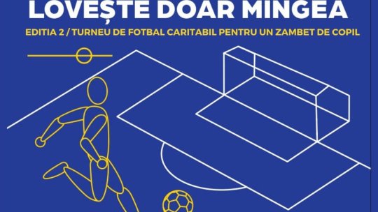 Fotbal caritabil pentru copiii nevoiași, de 1 iunie, la Sala Sporturilor