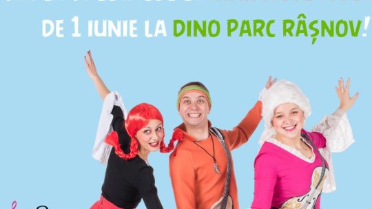 Dinozaurii de la Dino Parc Râșnov invită copiii la distracție