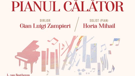 "Pianul călător" se aude la Brașov, în această seară