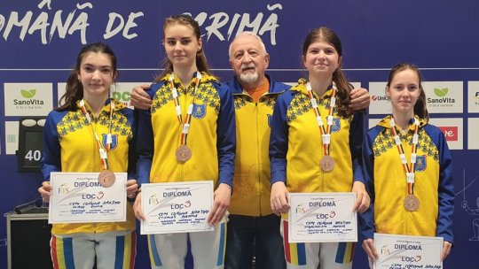 Floretistele Coronei, pe podium la Campionatul Național de Tineret U23