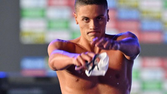 David Popovici, calificat în finala probei de 100 m liber la Campionatele Mondiale de Nataţie de la Budapesta