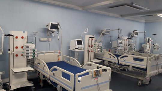 Secția modulară ATI Covid din curtea Spitalului Județean Brașov, funcțională până la sfârșitul acestui an