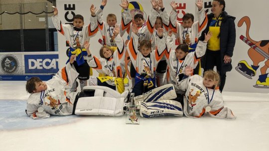 Performanță de excepție pentru micuții hocheiști de la Corona Brașov
