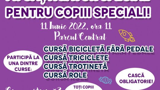 "Fii câștigător special pentru copiii speciali", la Făgăraș, la finalul săptămânii