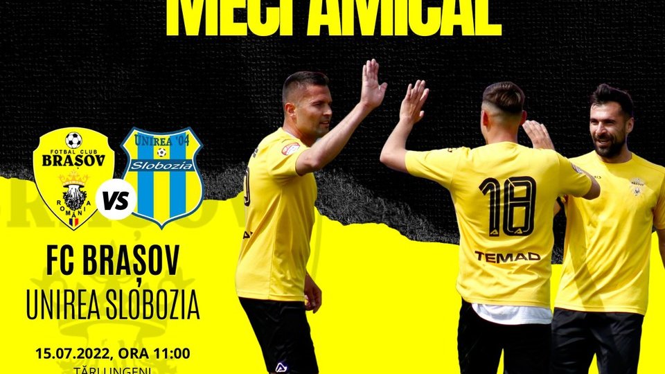 Pregătiri pentru un nou meci amical pentru FC Brașov