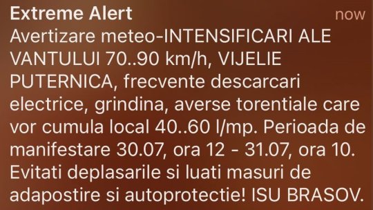 "Evitați deplasările!"