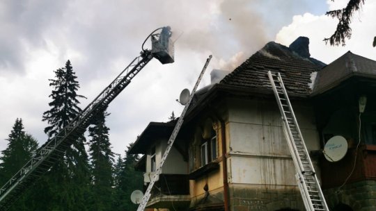 Incendiu pe DN1, la Timișul de Sus