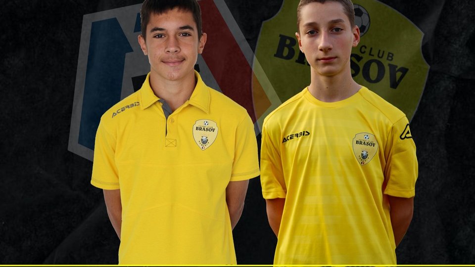 Doi tineri fotbaliști de la FC Brașov, printre cei mai buni fotbalişti de 14 ani din ţară