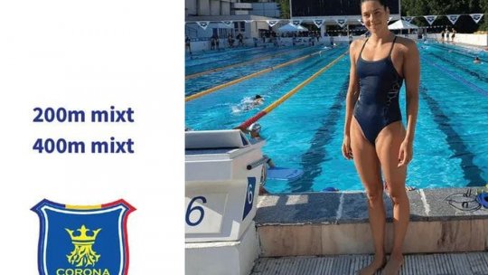 Corona Brașov va fi reprezentată la Campionatul European de Natație de Alexandra Dobrin