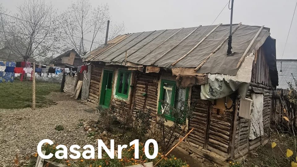 Casă nouă pentru doi copii sărmani din Budila