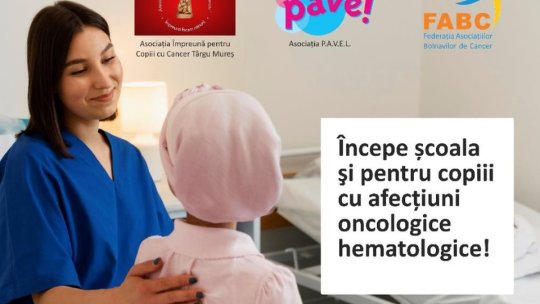 Ghiozdane pentru sute de copii bolnavi de cancer