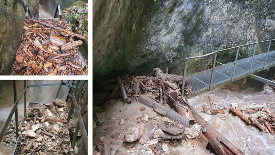 Canioanele Tamina și 7 Scări din Piatra Mare, închise din cauza viiturilor!