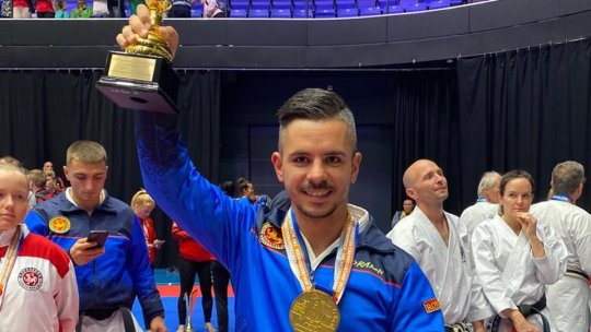 Medalie de aur pentru un polițist brașovean la Campionatul European de Karate Shotokan