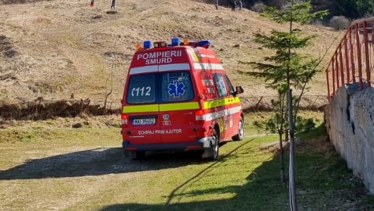 Autoturism răsturnat pe DN13, în zona Pădurea Bogății