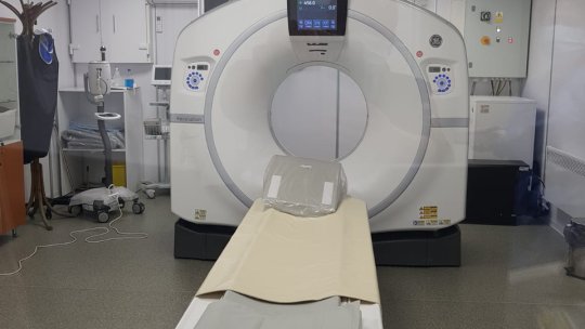 Computer tomograf în Spitalul Zărnești