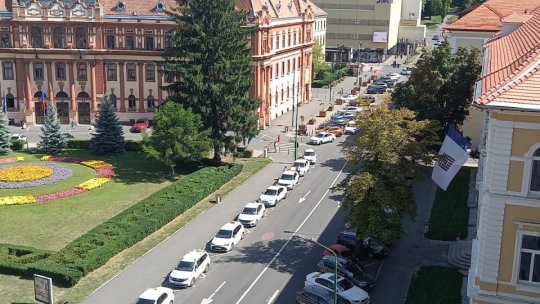 Bulevardul Eroilor, între Modarom și Star, închis pentru mașini, deschis doar pentru pietoni, la Forumul Orașelor Verzi