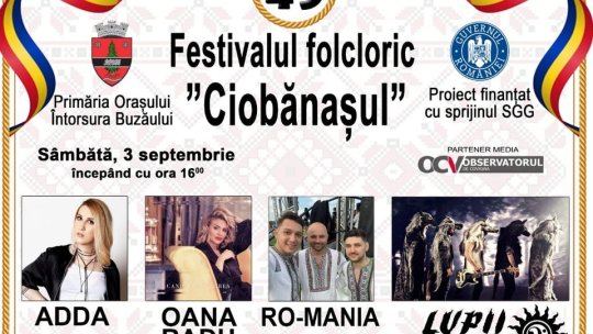 Festivalul Ciobănașul, în weekend, la Întorsura Buzăului