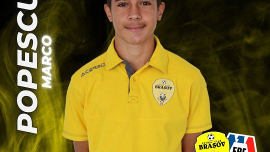 Marco Popescu, convocat la România U15