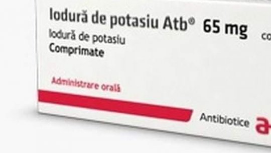 Prescripția pentru pastilele de iodură de potasiu poate fi ridicată de la medicul de familie