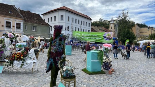 Festivalul Florilor din Piața Sf. Ioan, foarte apreciat de trecători