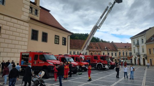 ISU Brașov a marcat, astăzi, Ziua Pompierilor din România