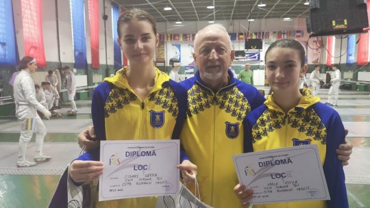 Argint și bronz pentru sportivele Coronei la Cupa României la floretă cadeți