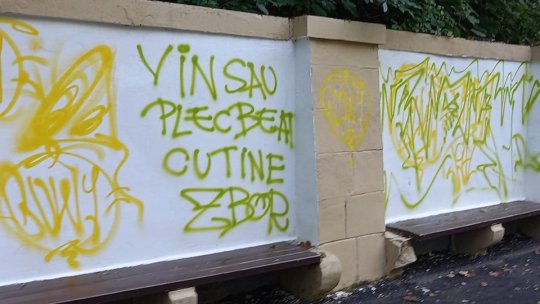 Apeductul de pe Aleea de sub Tâmpa va primi vopsea specială anti-graffiti