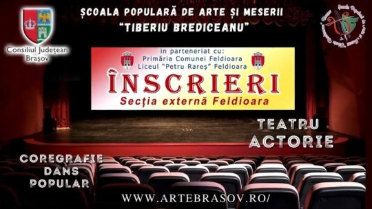 Secție externă a Școlii de Arte Brașov, la Feldioara