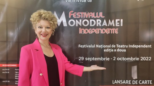 Teatru altfel, lansări de carte și invitați de marcă, la Festivalul Monodramei Independente, la finalul acestei luni