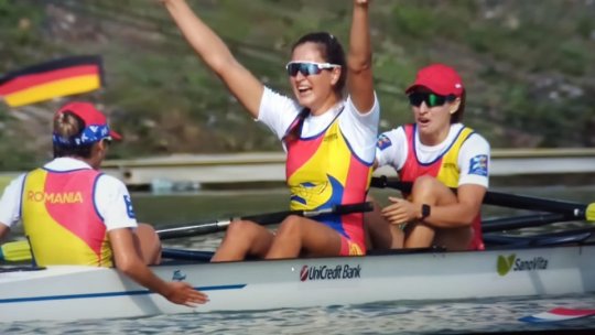 Echipajul feminin de 8 + 1 al României, medalii de aur la Campionatele Mondiale de canotaj