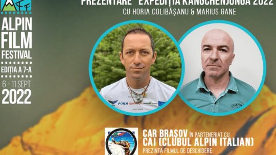 Peste 40 de filme din întreaga lume vor rula în cadrul Alpin Film Fest, dedicat culturii şi civilizaţiei montane