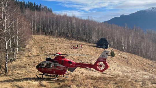 Elicopterul SMURD în misiune