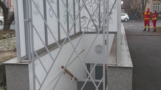 Colet suspect pe strada Iuliu Maniu