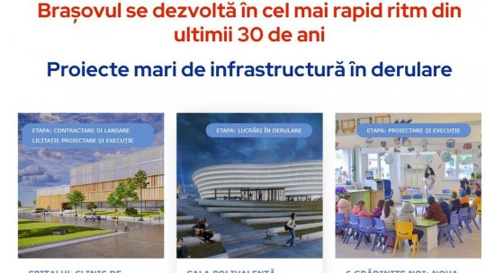 Buget de peste un miliard de lei, pentru al treilea an consecutiv, la Brașov