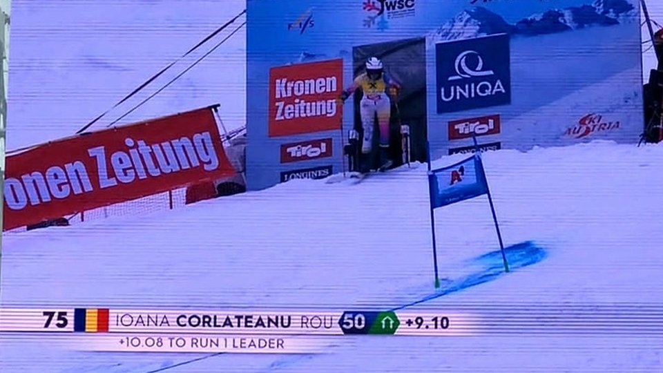 Ioana Corlățeanu, locul 6 la Campionatul Mondial de schi alpin juniori