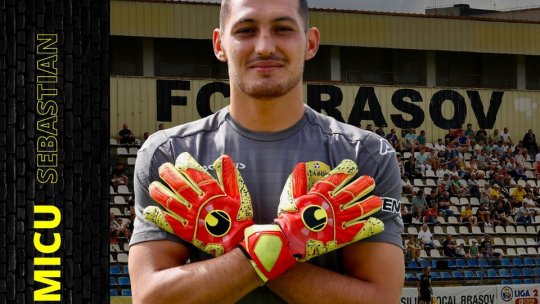 Sebastian Micu, goalkeeper-ul de la FC Braşov, împrumutat la FC Argeș