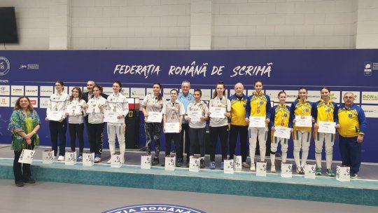 Bronz pentru floretistele Coronei la Campionatul Național de Cadeți