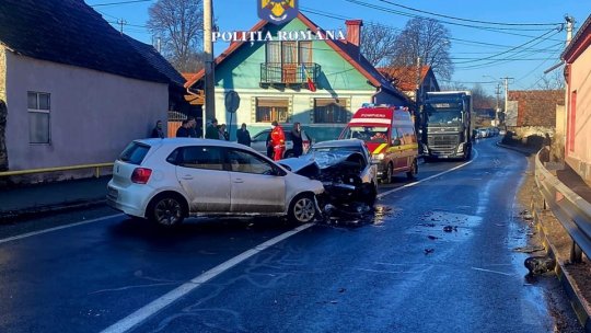 Accident rutier la Perșani