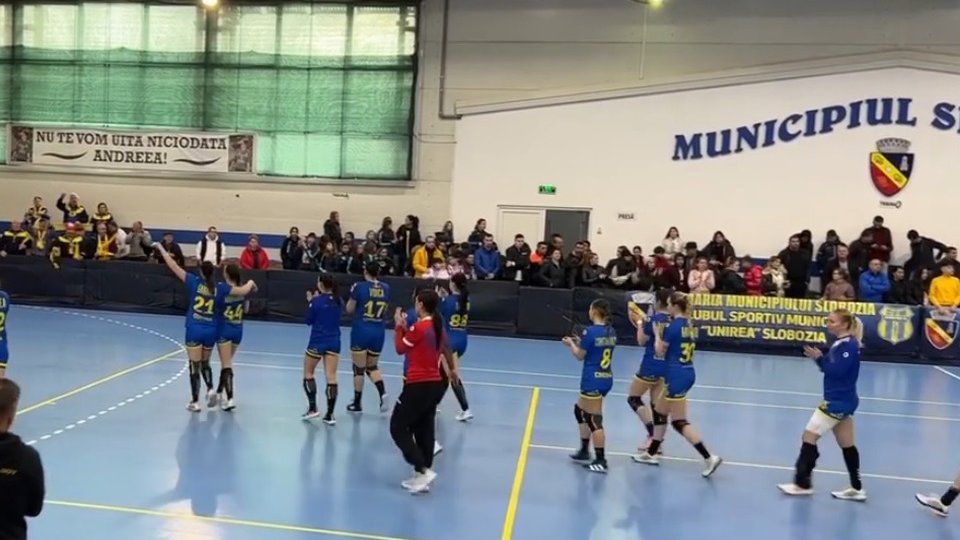 Victorie pentru handbalistele Coronei în meciul cu Unirea Slobozia