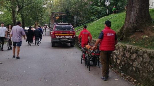 Trei intervenții și asistență salvamont pentru concursul Bike Race
