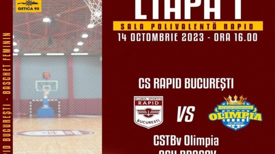 Olimpia CSU Brașov a pierdut primul meci din noul sezon din Liga Națională de Baschet Feminin