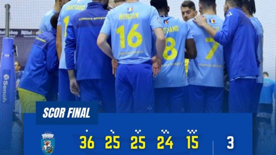 Înfrângeri pentru echipele de volei de la Corona Brașov după meciuri dramatice